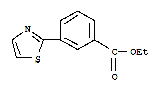 Benzoic acid,3-(2-thiazolyl)-, ethyl ester