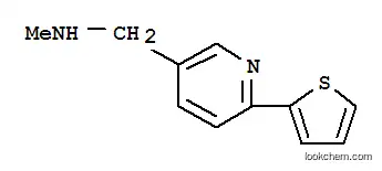 Molecular Structure of 886851-41-8 (N-Methyl-(6-thien-2-ylpyrid-3-yl)methylamine)