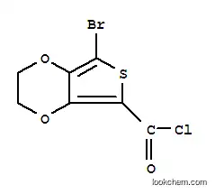 Molecular Structure of 886851-53-2 (7-BROMO-2,3-DIHYDROTHIENO[3,4-B][1,4]DIOXINE-5-CARBONYL CHLORIDE 90)