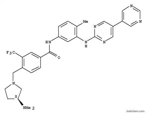 Molecular Structure of 887650-05-7 (Bafetinib)