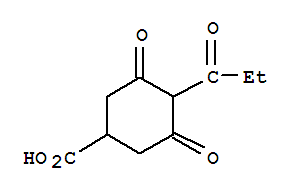 Cyclohexanecarboxylicacid, 3,5-dioxo-4-(1-oxopropyl)-