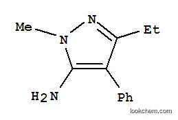 Molecular Structure of 890014-40-1 (3-ethyl-1-methyl-4-phenyl-1H-pyrazol-5-amine)