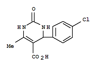 1,2,3,4-Tetrahydro-6-methyl-4-(4-chlorophenyl)-2-oxo-5-pyrimidinecarboxylic acid