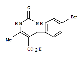 1,2,3,4-tetrahydro-6-methyl-4-(4-bromophenyl)-2-oxo-5-pyrimidinecarboxylic acid