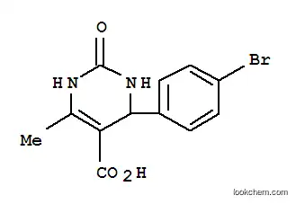 Molecular Structure of 891190-54-8 (1,2,3,4-Tetrahydro-6-methyl-4-(4-bromophenyl)-2-oxo-5-pyrimidinecarboxylic acid)