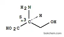 Molecular Structure of 89232-76-8 (L-SERINE (2-13C))
