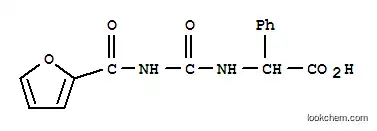Molecular Structure of 89307-25-5 (alpha-[[[(2-Furanylcarbonyl)amino]carbonyl]amino]benzeneacetic acid)