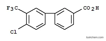 Molecular Structure of 893637-97-3 ([1,1'-Biphenyl]-3-carboxylic acid, 4'-chloro-3'-(trifluoromethyl)-)
