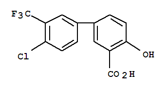 4'-Chloro-4-hydroxy-3'-(trifluoromethyl)-[1,1'-biphenyl]-3-carboxylic acid