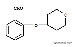 Molecular Structure of 898289-31-1 (2-(Tetrahydro-2H-pyran-4-yloxy)benzaldehyde)