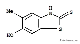 Molecular Structure of 89942-48-3 (6-Benzothiazolol,2-mercapto-5-methyl-(7CI))