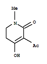 2-1H-PYRIDONE,3-ACETYL-5,6-DIHYDRO-4-HYDROXY-1-METHYL-