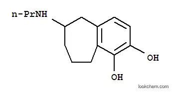 Molecular Structure of 90109-14-1 (1,2-dihydroxy-6-(N-(2-methylethyl)amino)-6,7,8,9-tetrahydrobenzocycloheptene)