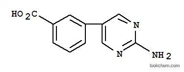 Molecular Structure of 914349-45-4 (3-(2-Aminopyrimidin-5-yl)benzoic acid)