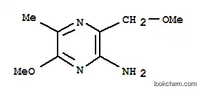 Molecular Structure of 91678-86-3 (Pyrazinamine, 6-methoxy-3-(methoxymethyl)-5-methyl- (9CI))