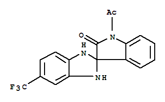 93500-62-0,Spiro[2H-benzimidazole-2,3'-[3H]indol]-2'(1'H)-one,1'-acetyl-1,3-dihydro-5-(trifluoromethyl)-,