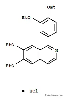 Molecular Structure of 93940-25-1 (1-(3,4-diethoxyphenyl)-6,7-diethoxyisoquinolinium chloride)