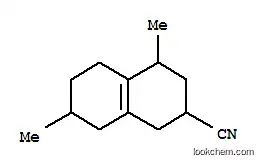 Molecular Structure of 94386-57-9 (1,2,3,4,5,6,7,8-octahydro-4,7-dimethylnaphthalene-2-carbonitrile)