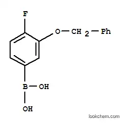 Molecular Structure of 957034-74-1 (3-(Benzyloxy)-4-fluorophenylboronic acid)