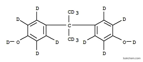 Molecular Structure of 96210-87-6 (BISPHENOL A-D16)