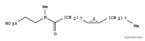 Molecular Structure of 97-80-3 ((Z)-2-(methyloleylamino)ethanesulphonic acid)