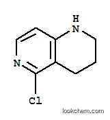 Molecular Structure of 98490-61-0 (5-chloro-1,2,3,4-tetrahydro-1,6-naphthyridine)