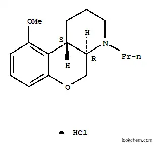 Molecular Structure of 100746-36-9 ((4aR,10bS)-10-methoxy-4-propyl-1,3,4,4a,5,10b-hexahydro-2H-chromeno[3,4-b]pyridine hydrochloride (1:1))