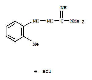Hydrazinecarboximidamide,N,N-dimethyl-2-(2-methylphenyl)-, hydrochloride (1:1)
