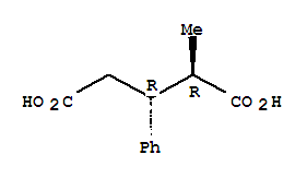 Pentanedioic acid,2-methyl-3-phenyl-, (2R,3R)-rel-