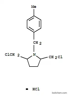 Molecular Structure of 100792-96-9 (2,5-bis(chloromethyl)-1-(4-methylbenzyl)pyrrolidine hydrochloride)