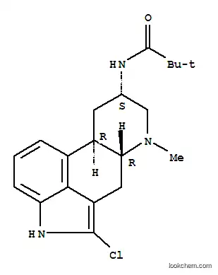 Molecular Structure of 101000-49-1 (Propanamide, N-[(8a)-2-chloro-6-methylergolin-8-yl]-2,2-dimethyl-)