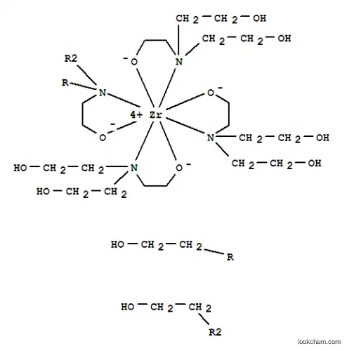 Molecular Structure of 101033-44-7 (Tetrakis(triethanolaminato)zirconium(IV))
