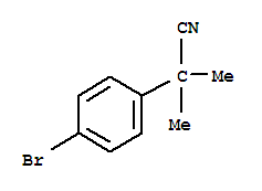 Molecular Structure of 101184-73-0 (Benzeneacetonitrile,4-bromo-a,a-dimethyl-)