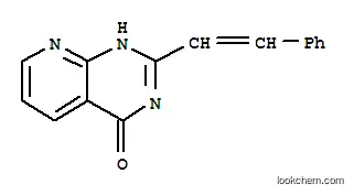 Molecular Structure of 101204-96-0 (2-[(E)-2-phenylethenyl]pyrido[2,3-d]pyrimidin-4(1H)-one)