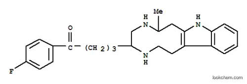 Molecular Structure of 101247-79-4 (1-(4-fluorophenyl)-4-(7-methyl-2,3,4,5,6,7,8,9-octahydro-1H-[1,4]diazecino[7,8-b]indol-4-yl)butan-1-one)