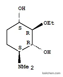 Molecular Structure of 101306-50-7 (1,3-Cyclohexanediol,4-(dimethylamino)-2-ethoxy-,(1alpha,2bta,3alpha,4bta)-(9CI))