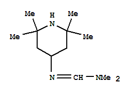 Molecular Structure of 101398-78-1 (Methanimidamide,N,N-dimethyl-N'-(2,2,6,6-tetramethyl-4-piperidinyl)-)
