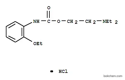 Molecular Structure of 101418-01-3 (2-(Diethylamino)ethyl o-ethoxycarbanilate hydrochloride)