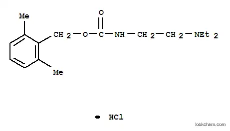 Molecular Structure of 101491-62-7 (2-({[(2,6-dimethylbenzyl)oxy]carbonyl}amino)-N,N-diethylethanaminium chloride)