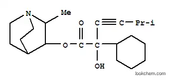 Molecular Structure of 101564-27-6 (2-methyl-1-azabicyclo[2.2.2]oct-3-yl 2-cyclohexyl-2-hydroxy-5-methylhex-3-ynoate)