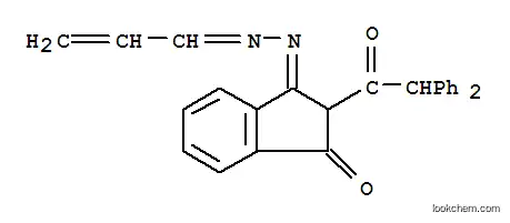 2-Diphenylacetyl-3-(2-propenylidene-hydrazono)indan-1-one,  2-Diphenylacetyl-indan-1,3-dione-1-(2-propenylidene)hydrazone