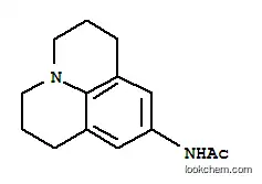 Molecular Structure of 101651-45-0 (N-(2,3,6,7-tetrahydro-1H,5H-pyrido[3,2,1-ij]quinolin-9-yl)acetamide)