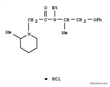 Molecular Structure of 101651-79-0 (1-{1-[ethyl(1-phenoxypropan-2-yl)amino]-1-oxopropan-2-yl}piperidinium chloride)