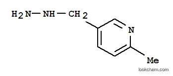 Molecular Structure of 1016705-16-0 (1-((6-methylpyridin-3-yl)methyl)hydrazine)