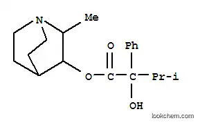 Molecular Structure of 101711-00-6 ((7-methyl-1-azabicyclo[2.2.2]oct-8-yl) 2-hydroxy-3-methyl-2-phenyl-but anoate)