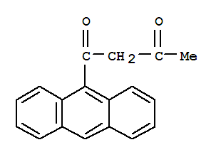 Molecular Structure of 101736-47-4 (1,3-Butanedione,1-(9-anthracenyl)-)