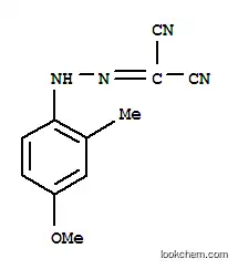 Molecular Structure of 101756-35-8 ([2-(4-methoxy-2-methylphenyl)hydrazinylidene]propanedinitrile)