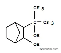 Molecular Structure of 101832-49-9 (3-(1,1,1,3,3,3-hexafluoro-2-hydroxypropan-2-yl)bicyclo[2.2.1]heptan-2-ol)