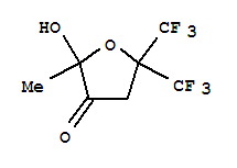 2-hydroxy-2-methyl-5,5-bis(trifluoromethyl)oxolan-3-one
