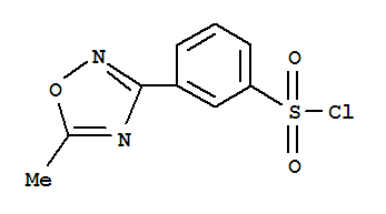 3-(5-Methyl-1,2,4-oxadiazol-3-yl)benzenesulfonyl chloride , Tech.